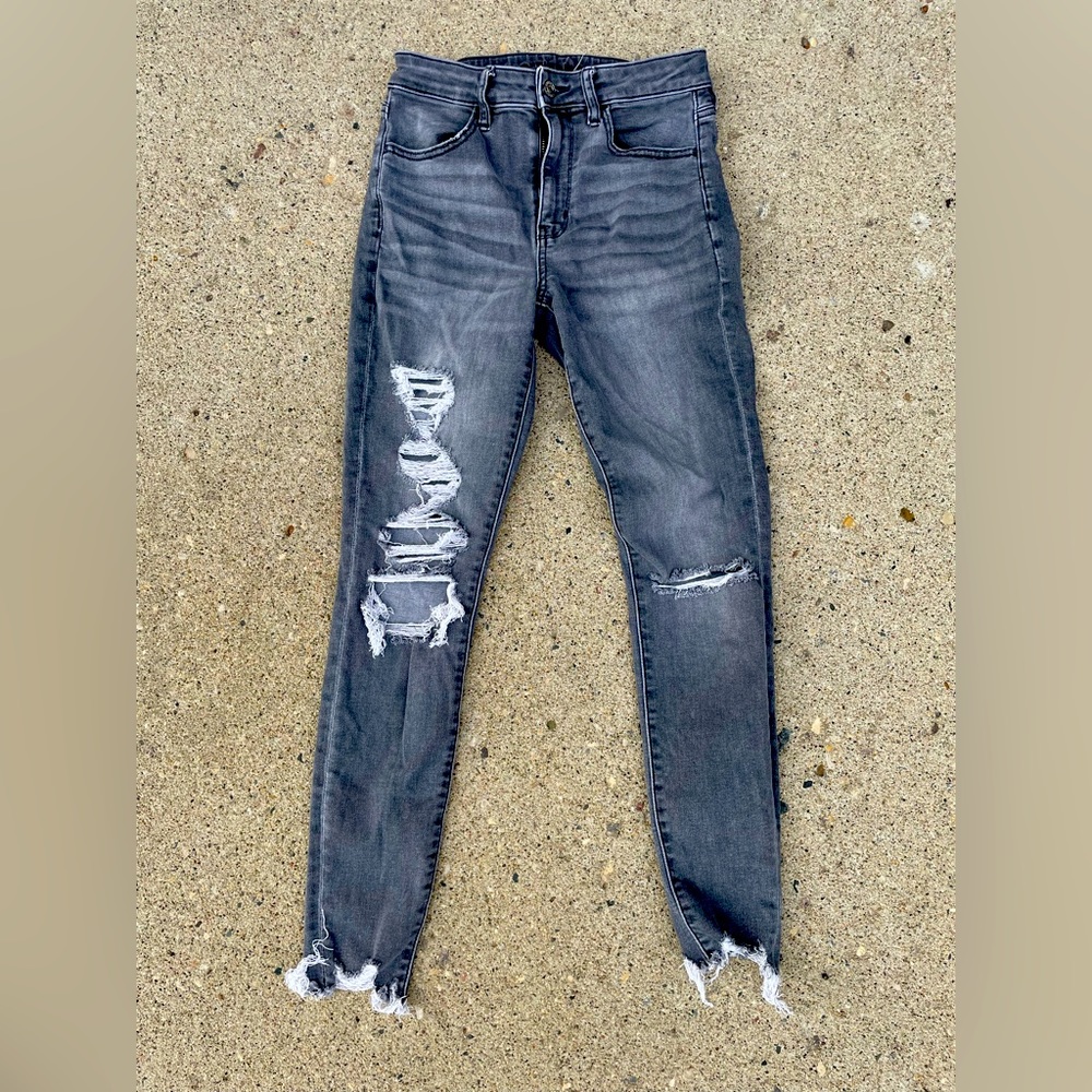 American eagle super high rise jeggings